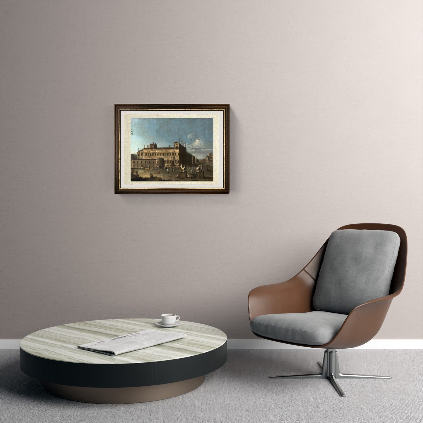 Piazza di Monte Cavallo, Rome - Giovanni Antonio Canal, known as Canaletto