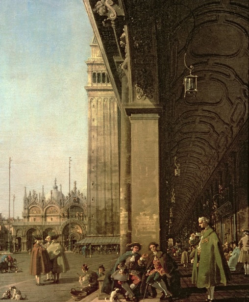 Piazza di San Marco e la colonnata delle Procuratie Nuove, 1756 - Giovanni Antonio Canal detto Canaletto