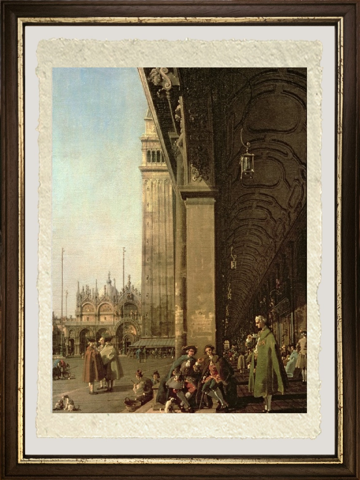 Piazza di San Marco e la colonnata delle Procuratie Nuove, 1756 - Giovanni Antonio Canal detto Canaletto