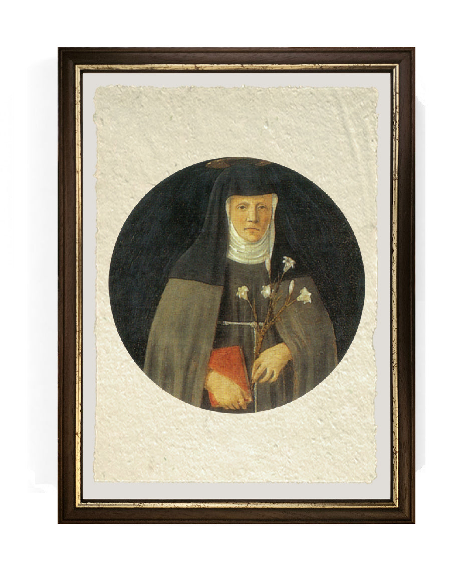 Santa Chiara - Piero della Francesca su carta Amalfi