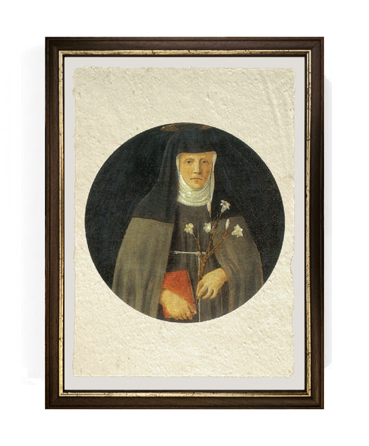 Santa Chiara - Piero della Francesca su carta Amalfi