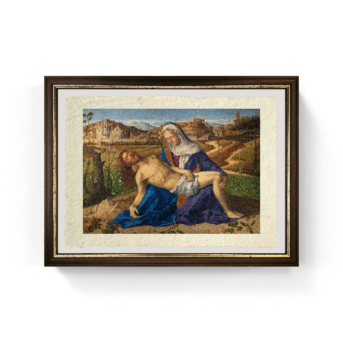Pietà Donà dalle Rose - Giovanni Bellini su pregiata carta Amalfi