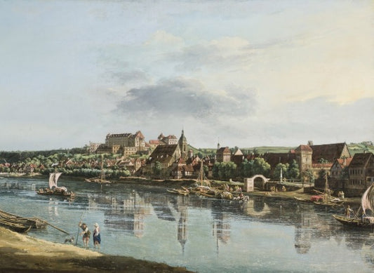 Pirna sull'Elba, 1756 - Bernardo Bellotto