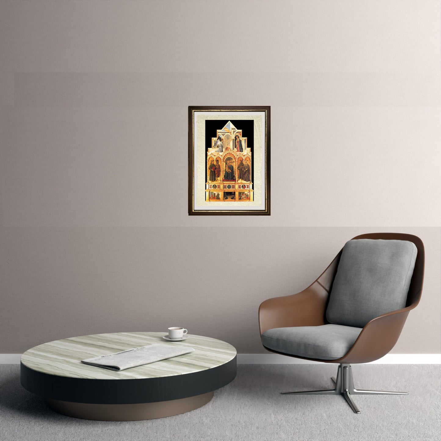 Il polittico di Sant'Antonio - Piero della Francesca su carta Amalfi