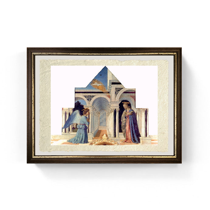 Il polittico di Sant'Antonio (dettaglio) - Piero della Francesca su carta Amalfi