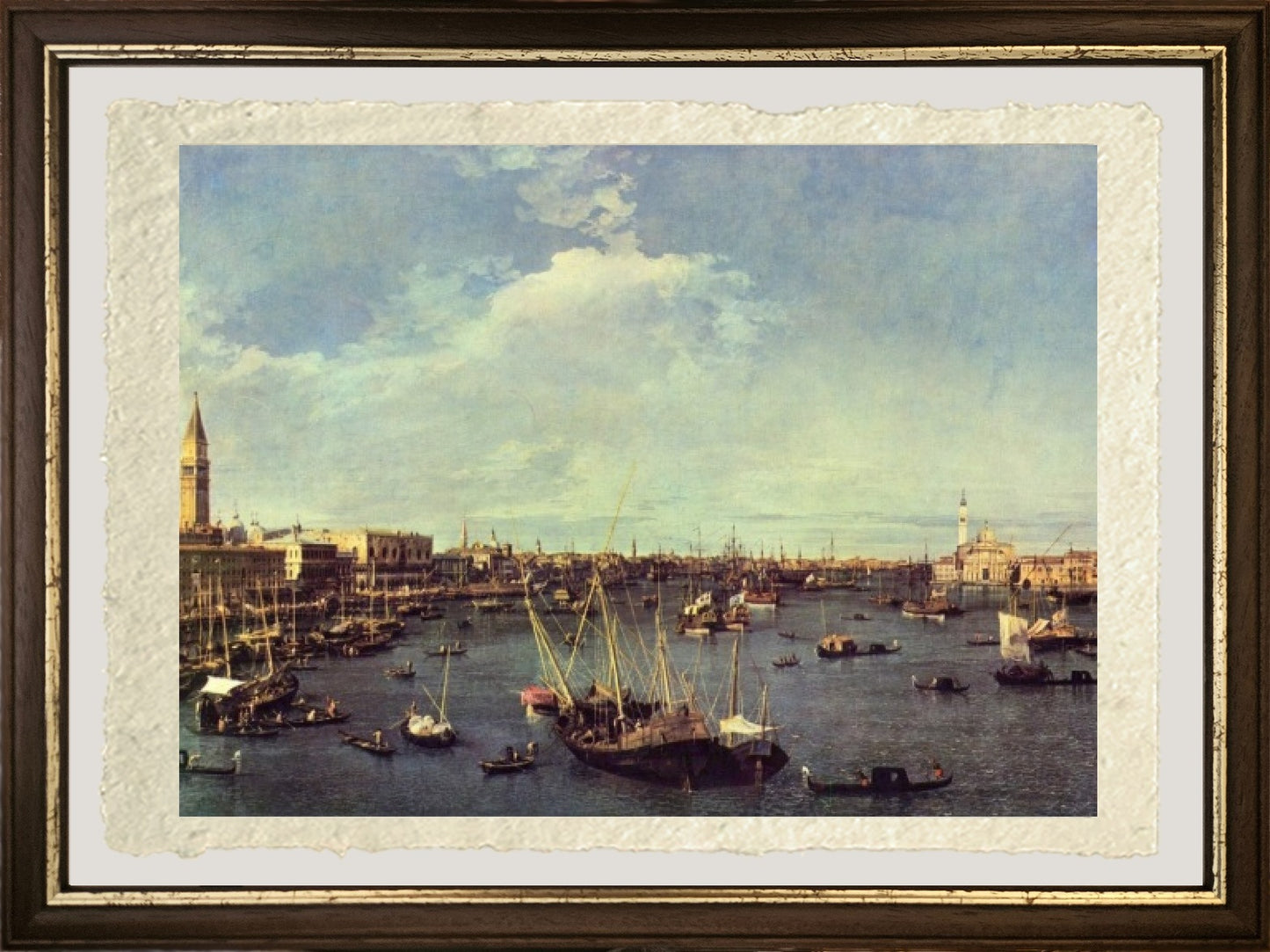 Port of San Marco - Giovanni Antonio Canal known as Canaletto