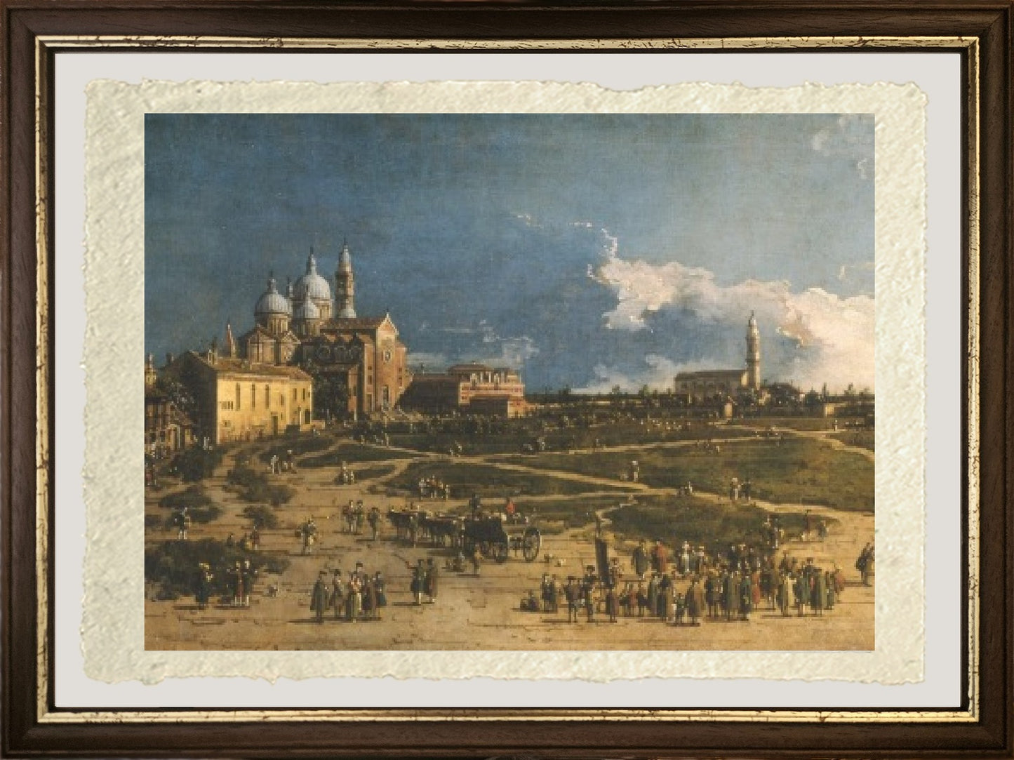View of Rome with St. Peter's and Castel Sant' Angelo in the Distance, 1685 - Gaspare Vanvitelli - Gaspar van Wittel