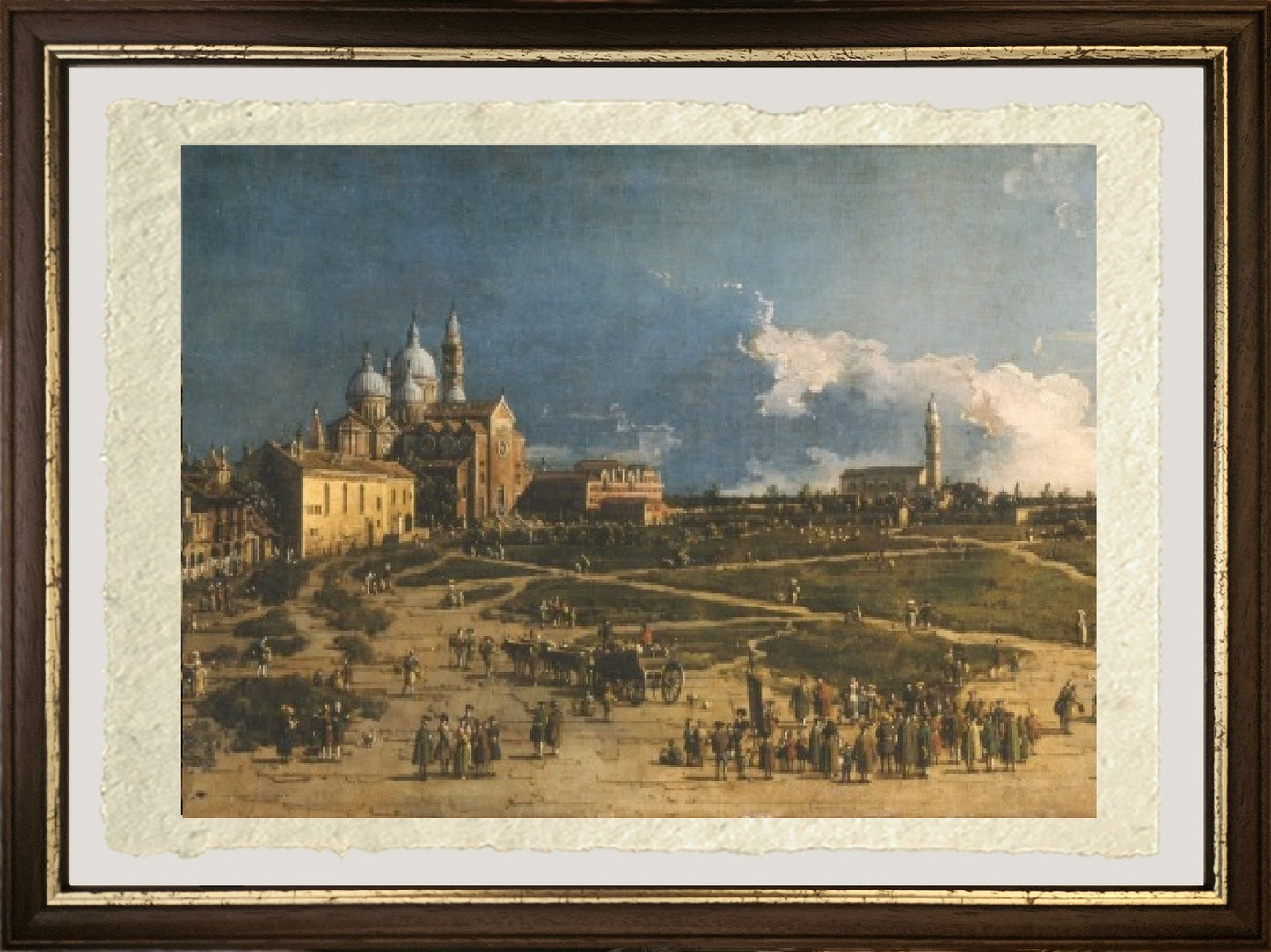 Prato della Valle a Padova (dettaglio) - Giovanni Antonio Canal detto Canaletto