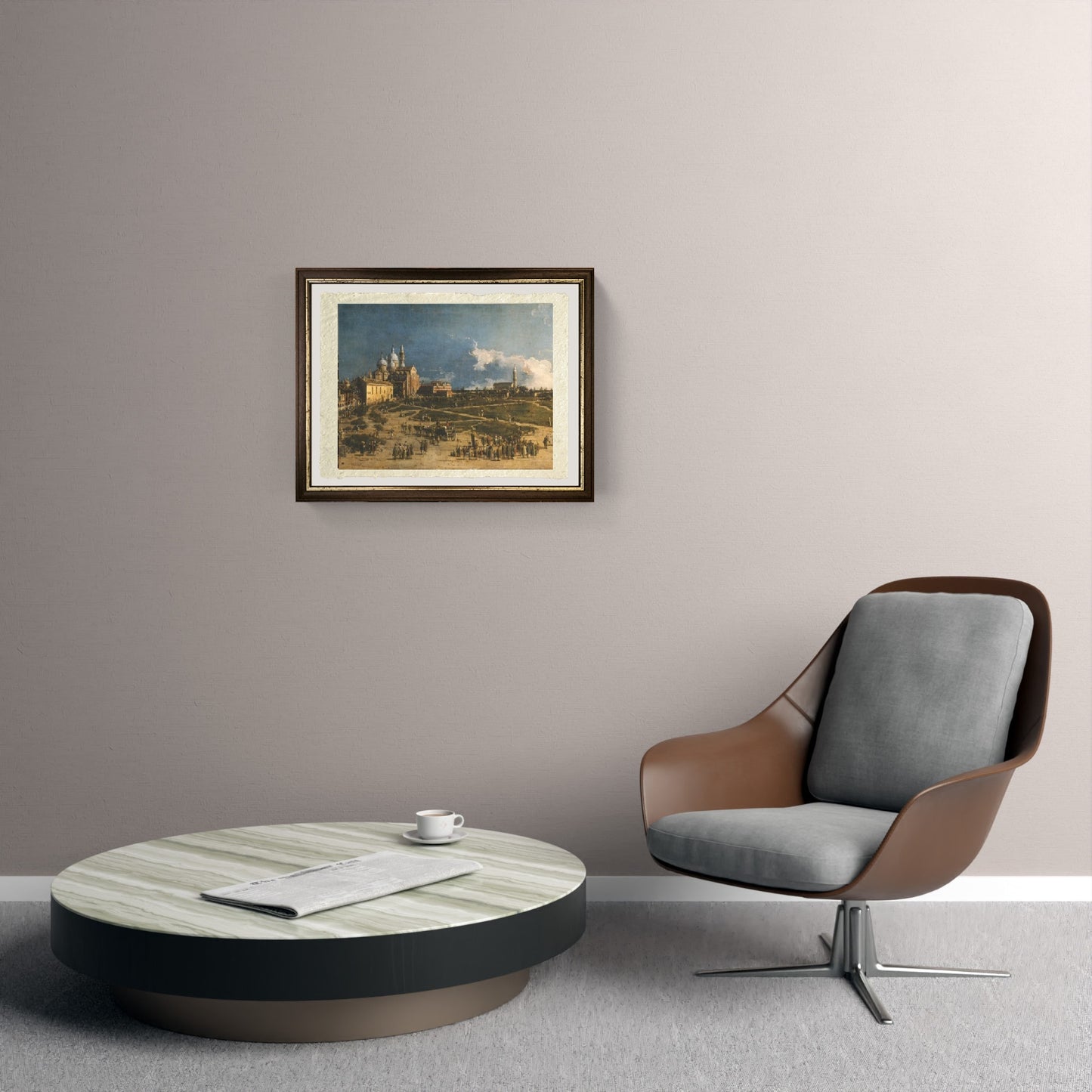 Prato della Valle a Padova (dettaglio) - Giovanni Antonio Canal detto Canaletto