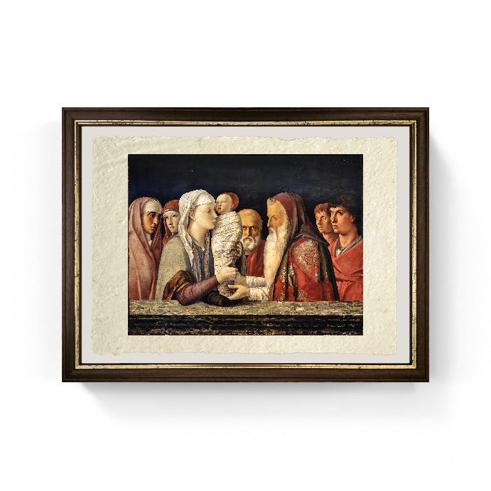 Presentazione al Tempio - Giovanni Bellini su pregiata carta Amalfi