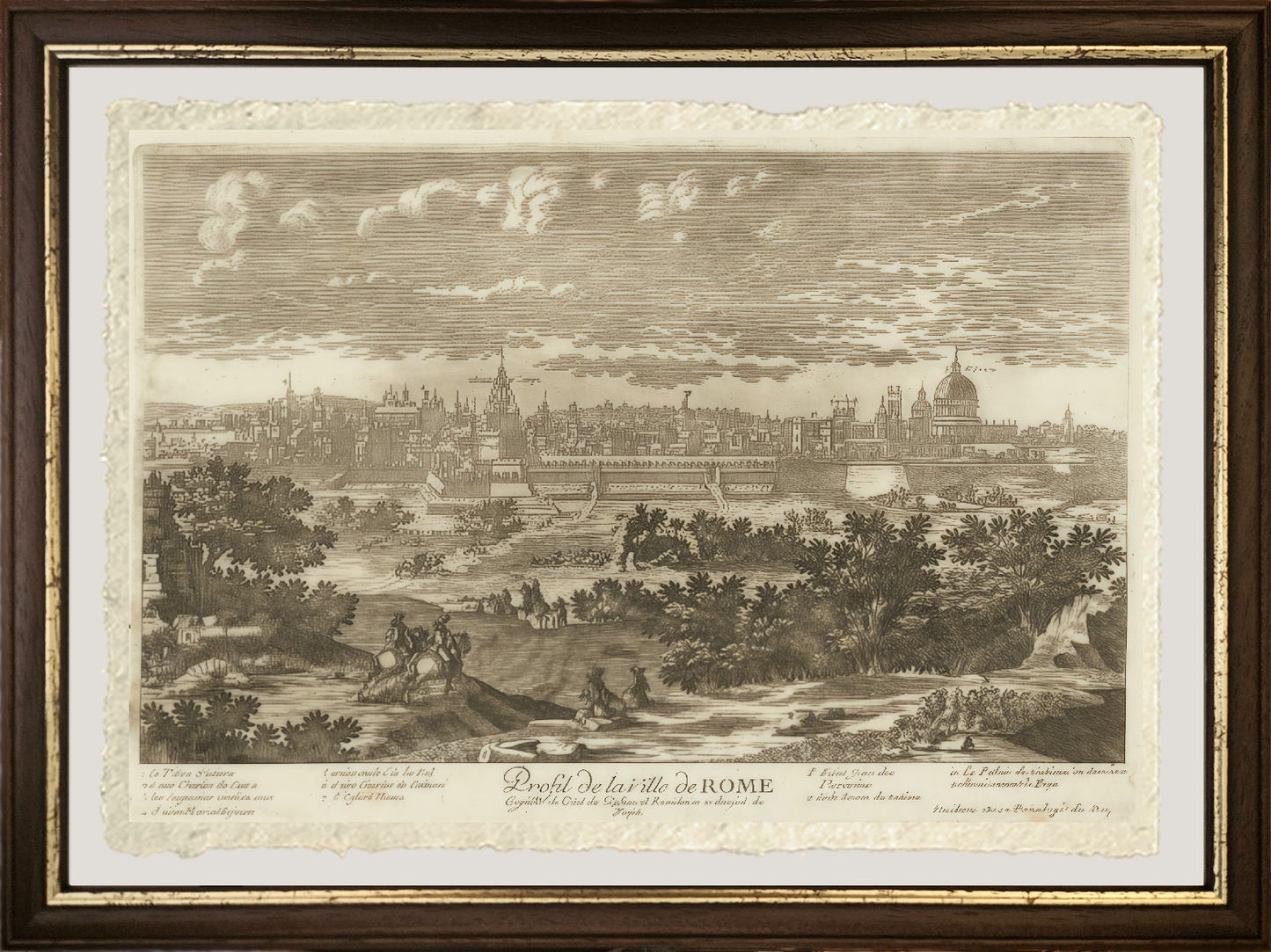 Profilo della città di Roma (1700)