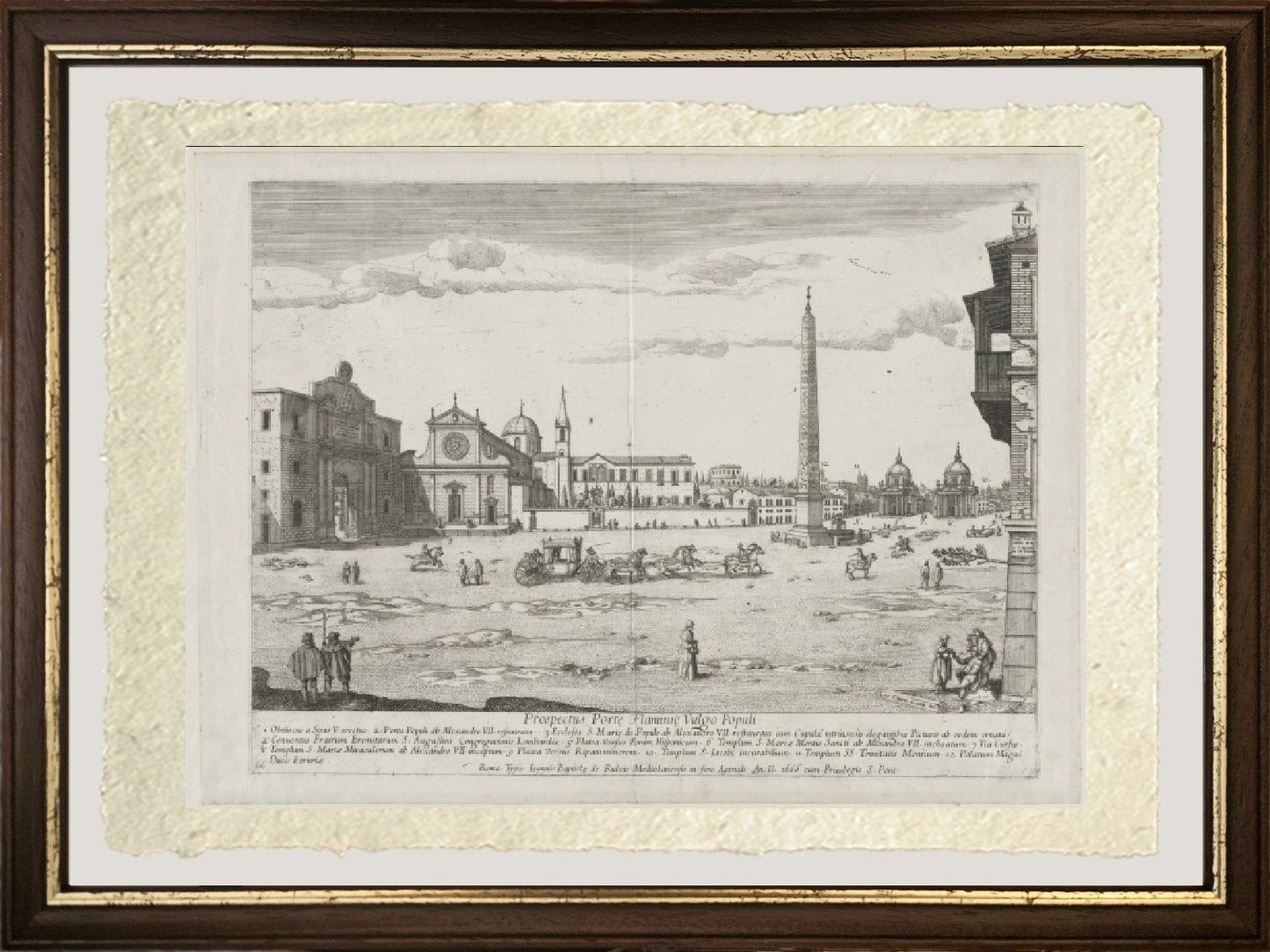 View of Rome with St. Peter's and Castel Sant' Angelo in the Distance, 1685 - Gaspare Vanvitelli - Gaspar van Wittel
