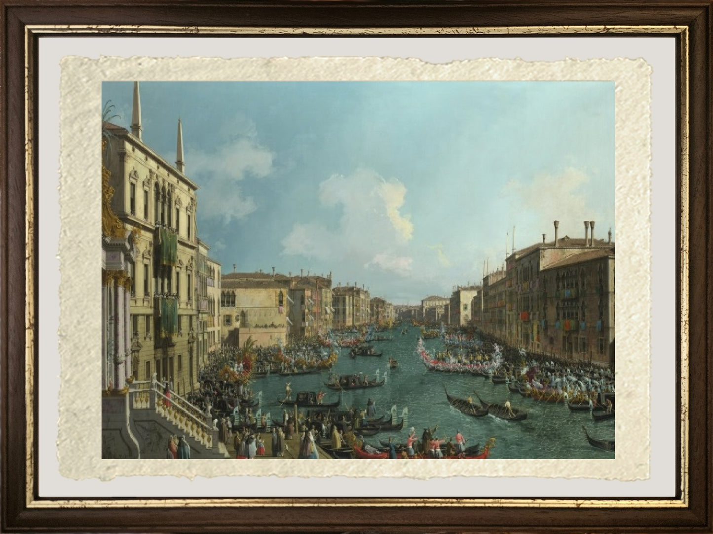 Regata sul Canal Grande - Giovanni Antonio Canal detto Canaletto