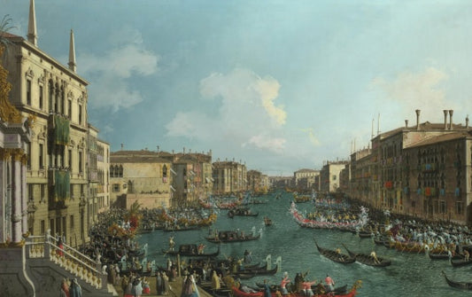 Regata sul Canal Grande - Giovanni Antonio Canal detto Canaletto