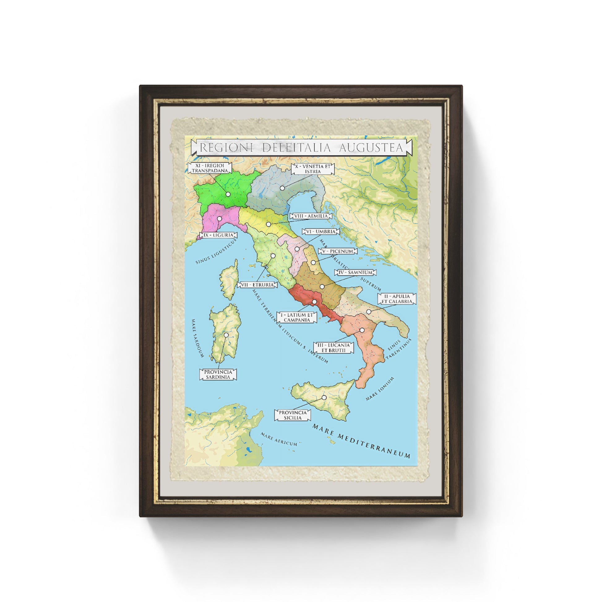 Regioni italia augustea