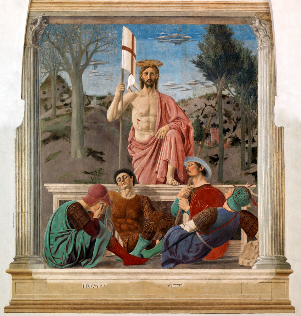 La Resurrezione - Piero della Francesca su carta Amalfi