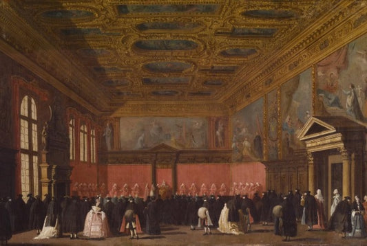 Reception of foreign ambassadors - Giovanni Antonio Canal, known as Canaletto