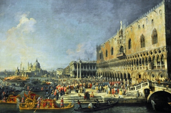 Ricevimento dell'Ambasciatore di Francia a Venezia - Giovanni Antonio Canal detto Canaletto