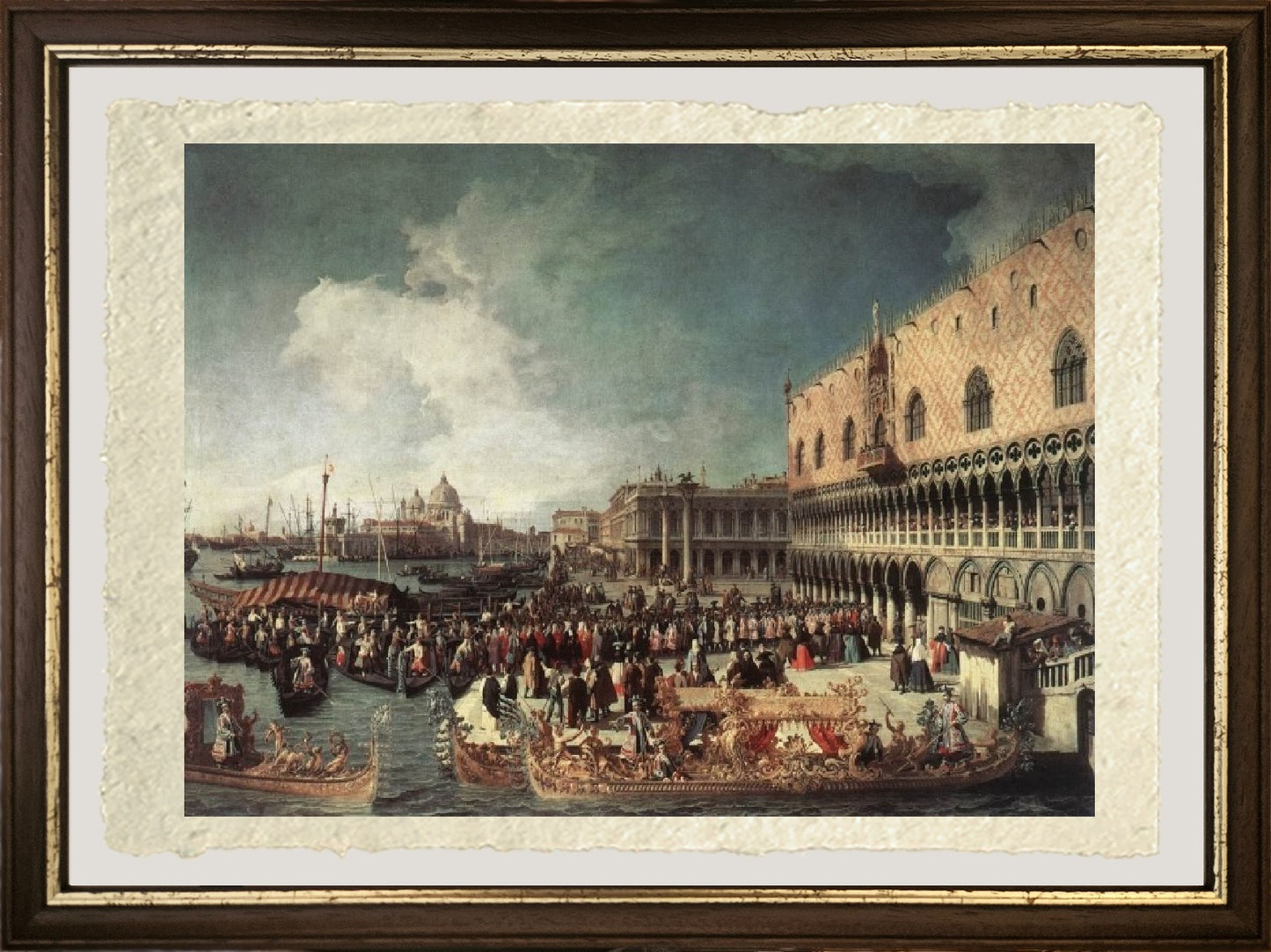 Ricevimento dell'ambasciatore nel Palazzo Ducale - Giovanni Antonio Canal detto Canaletto