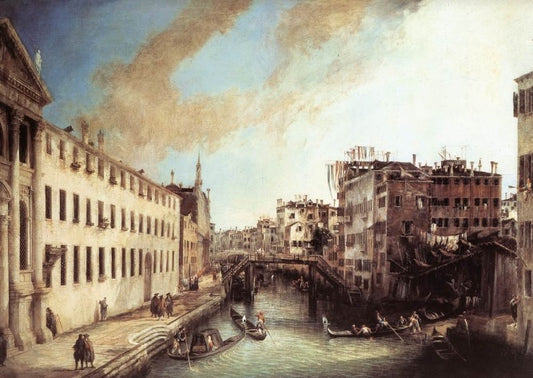 Rio dei Mendicanti - Giovanni Antonio Canal known as Canaletto