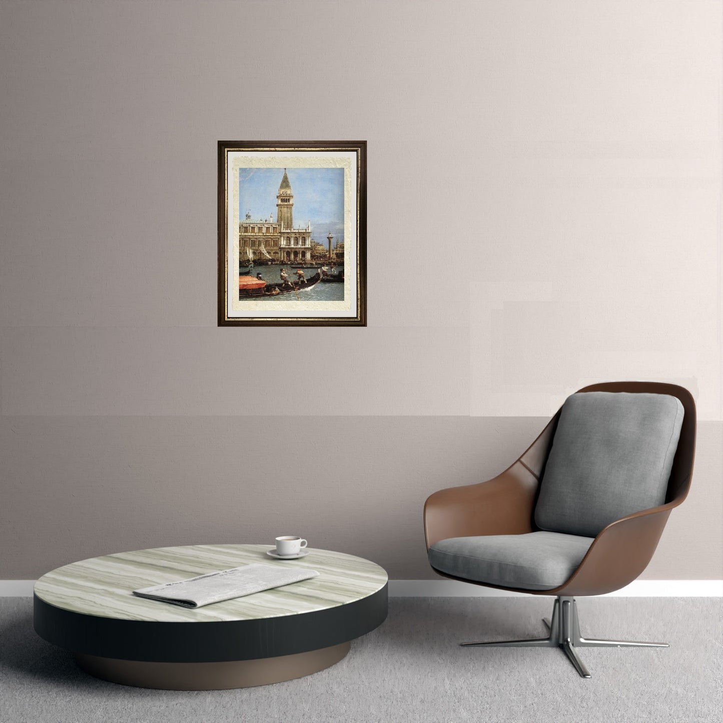 Return of the Bucintoro to the Molo on Ascension Day (detail) - Giovanni Antonio Canal, known as Canaletto