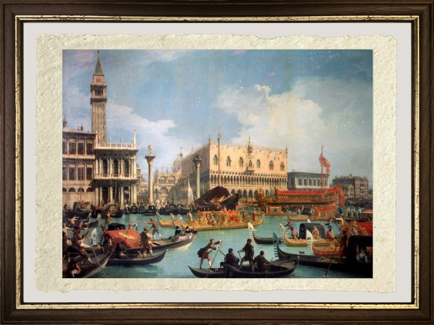 Ritorno del Bucintoro al molo del Palazzo Ducale 1730 - Giovanni Antonio Canal detto Canaletto