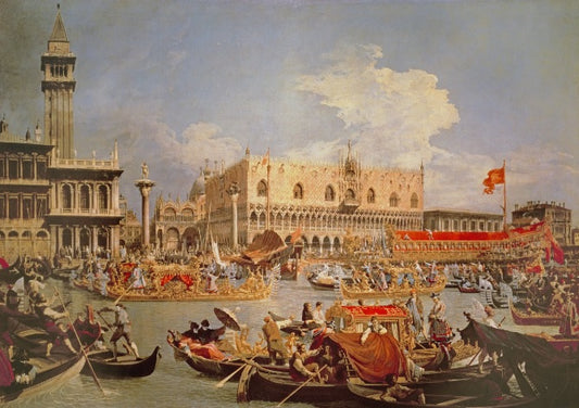 Ritorno del Bucintoro nel giorno dell'Ascensione - Giovanni Antonio Canal detto Canaletto