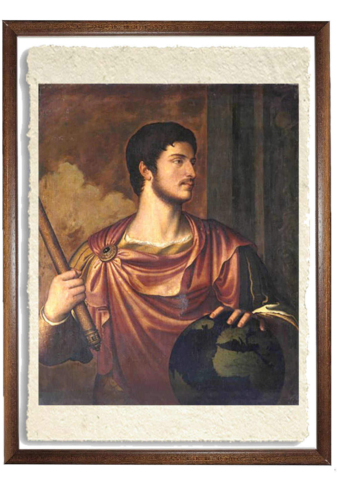 Portrait of the Emperor Octavian Augustus by Bernardino Campi