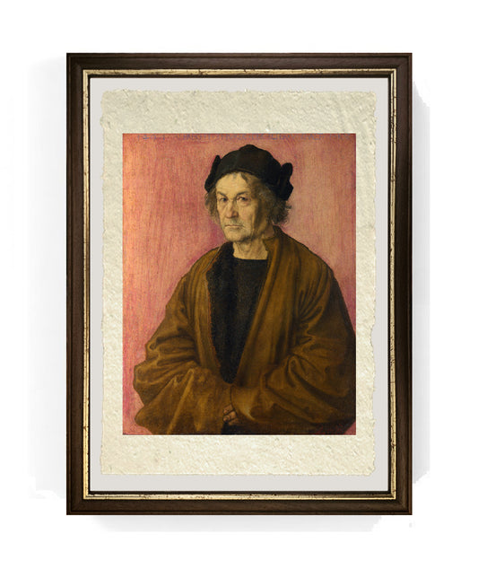 Ritratto di Albrecht Dürer il vecchio - Albrecht Dürer su pregiata carta Amalfi