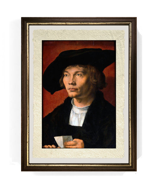 Ritratto di Bernhart von Reesen - Albrecht Dürer su pregiata carta Amalfi