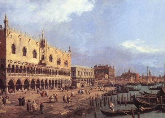 Riva degli  Schiavoni - Giovanni Antonio Canal detto Canaletto