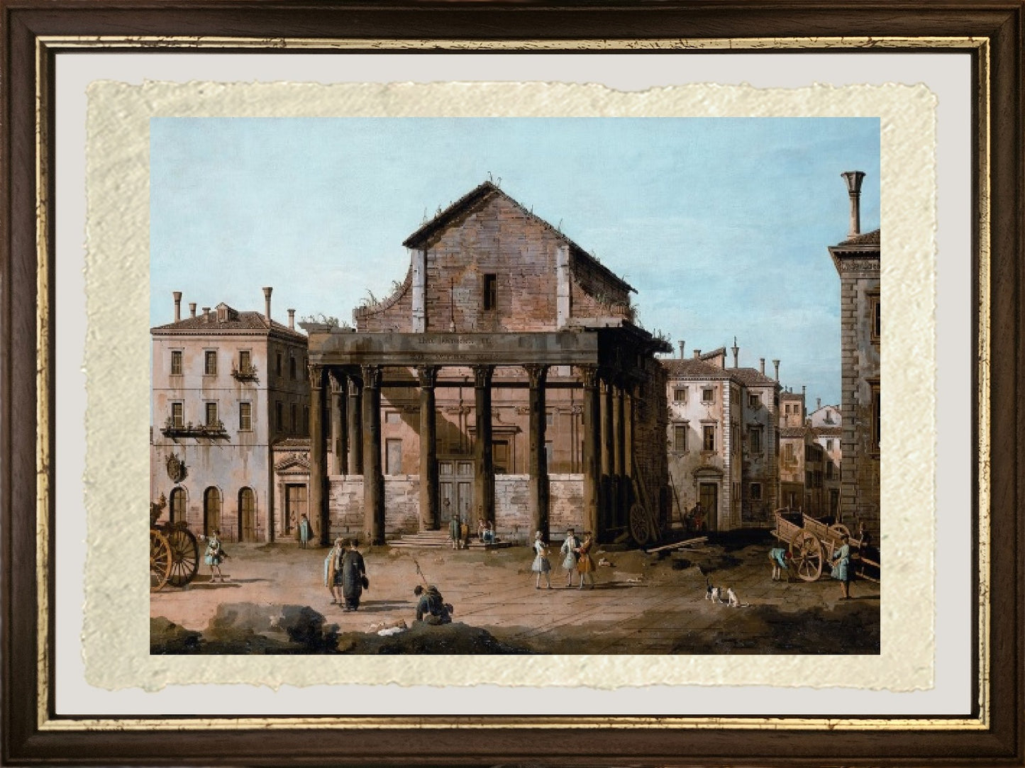 Rome - The Temple of Antoninus and Faustina in the Forum - Bernardo Bellotto