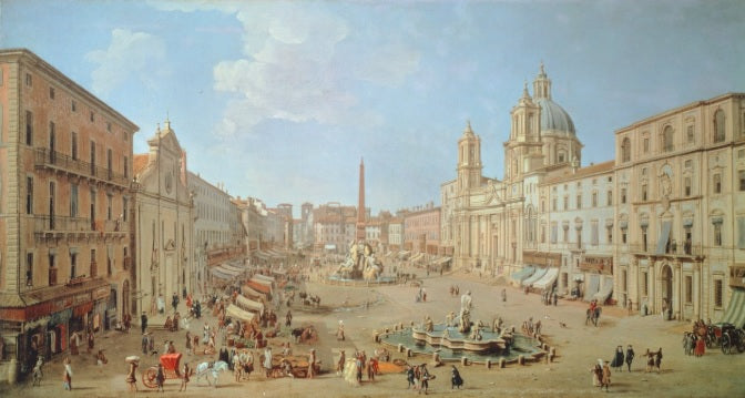 Rome, Piazza Navona - Gaspare Vanvitelli - Gaspar van Wittel