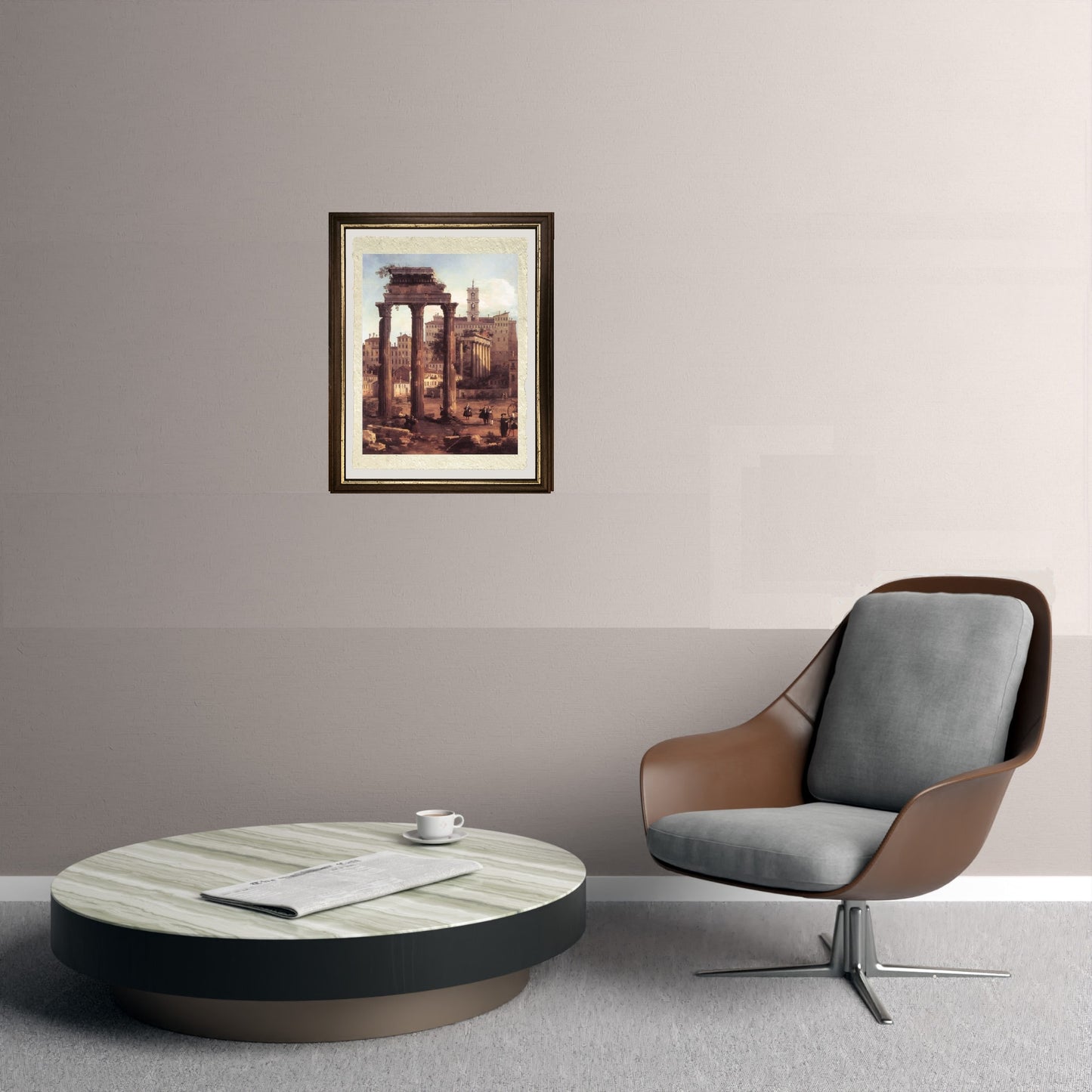 Rovine del Foro, guardando verso il Campidoglio - Giovanni Antonio Canal detto Canaletto