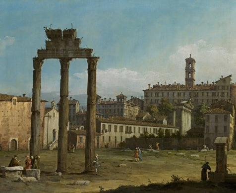 Rovine del Foro, Roma - Bernardo Bellotto