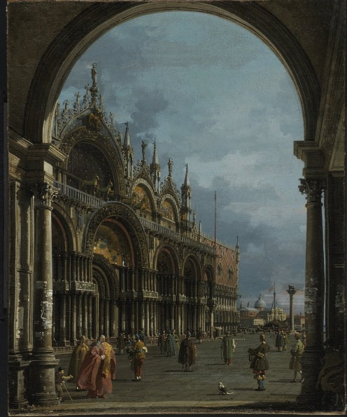 View of Rome with St. Peter's and Castel Sant' Angelo in the Distance, 1685 - Gaspare Vanvitelli - Gaspar van Wittel