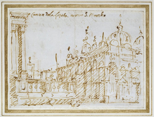 St Mark and the Loggetta - Giovanni Antonio Canal known as Canaletto