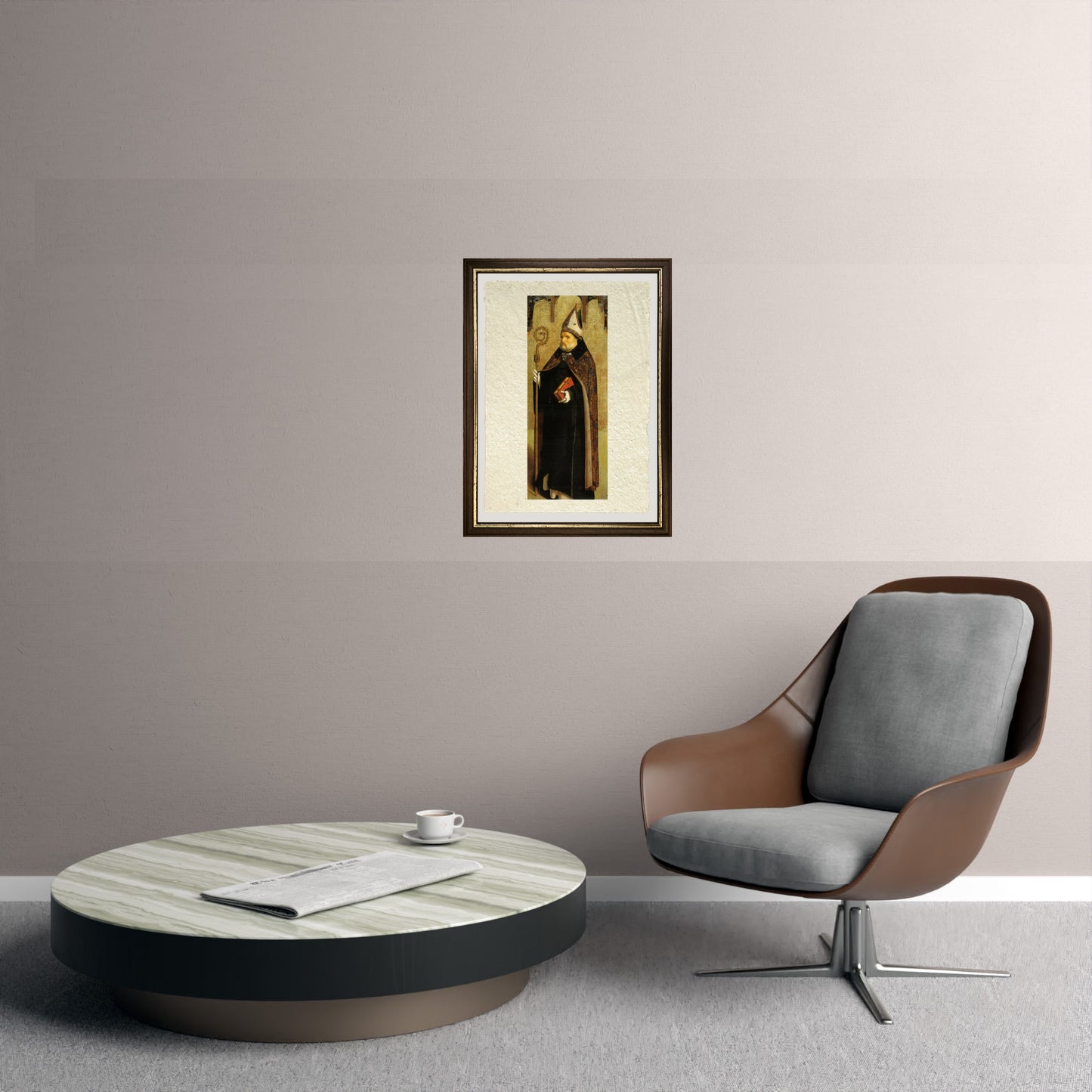 San Benedetto - Antonello da Messina su pregiata carta Amalfi