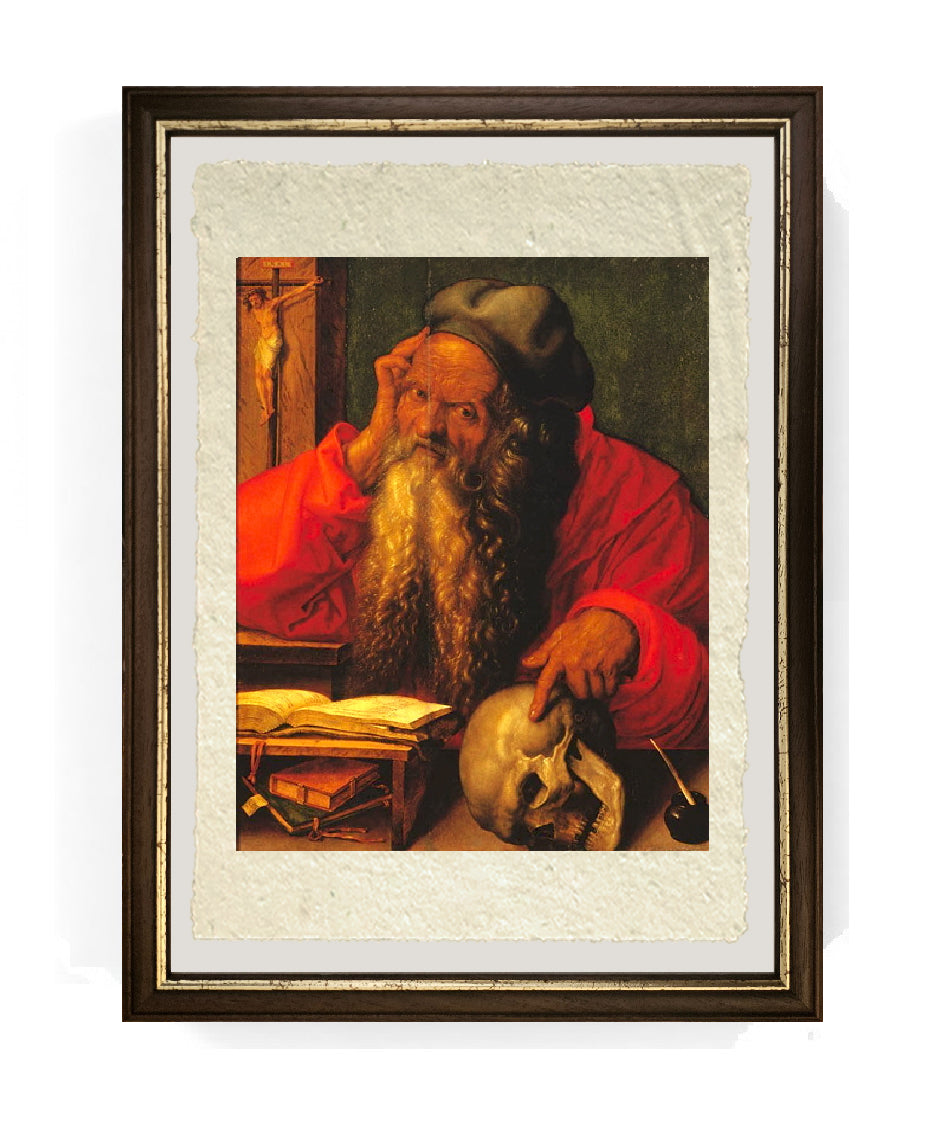 San Girolamo nello studio - Albrecht Dürer su pregiata carta Amalfi