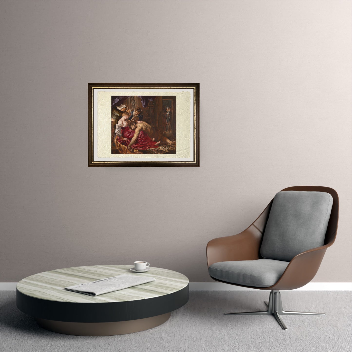 Sansone e Dalila - Peter Paul Rubens su pregiata carta Amalfi