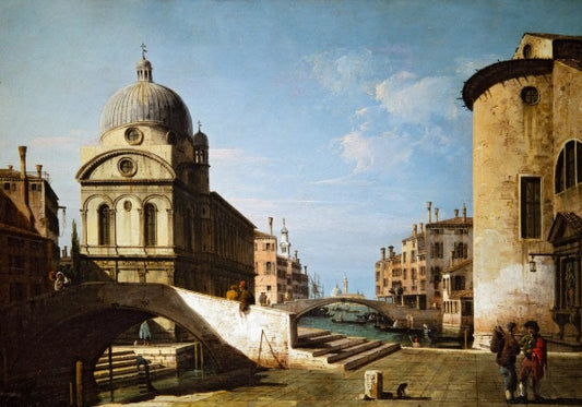 Santa Maria dei Miracoli with part of Santa Maria Nova, Venice - Bernardo Bellotto