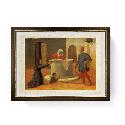 Miracolo di sant'Elisabetta di Turingia - Piero della Francesca su carta Amalfi