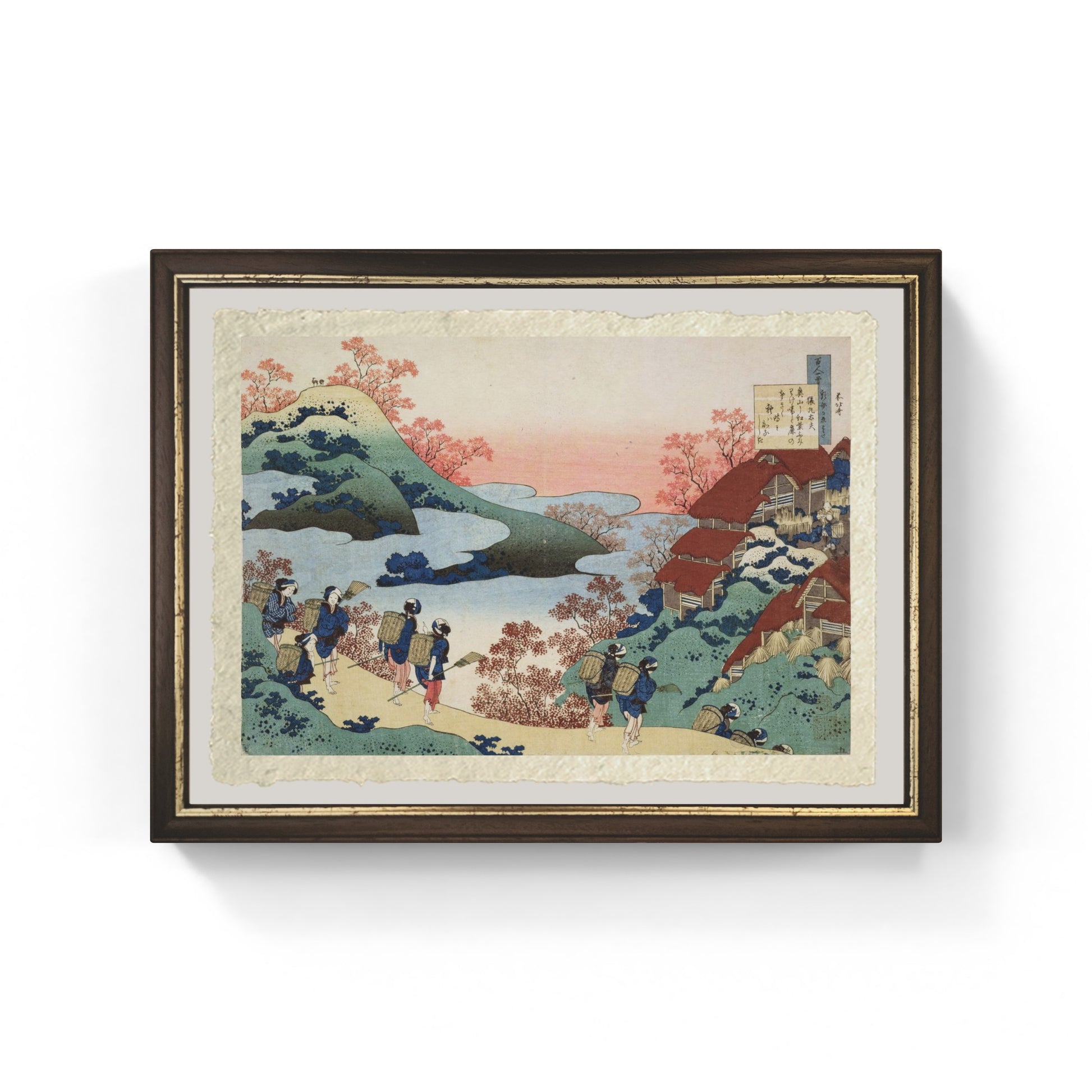 Riproduzione su carta Amalfi di Saramaru Dayu di Katsushika Hokusai 