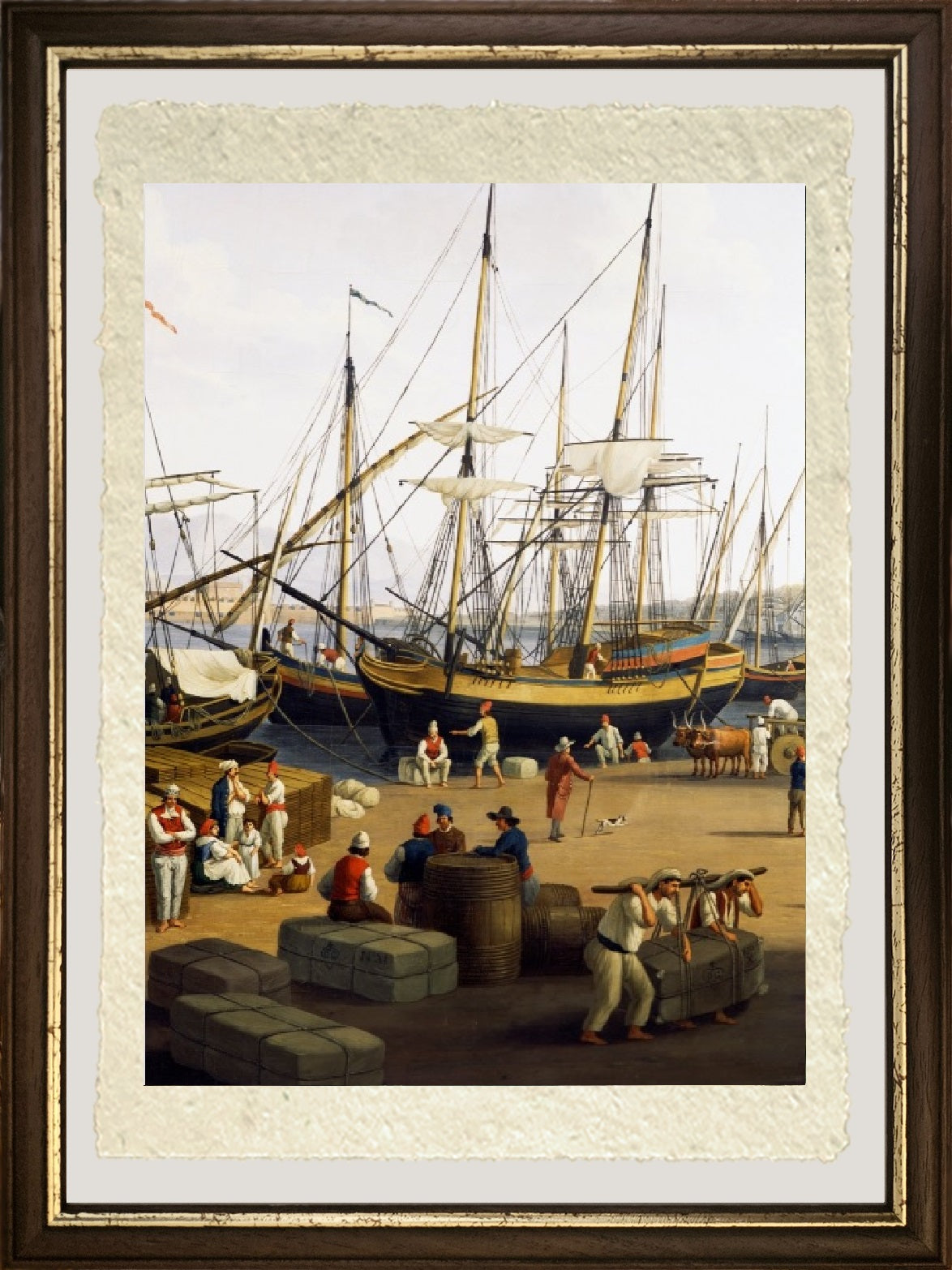 Scaricatori di porto, (dettaglio) - Jakob-Philipp Hackert