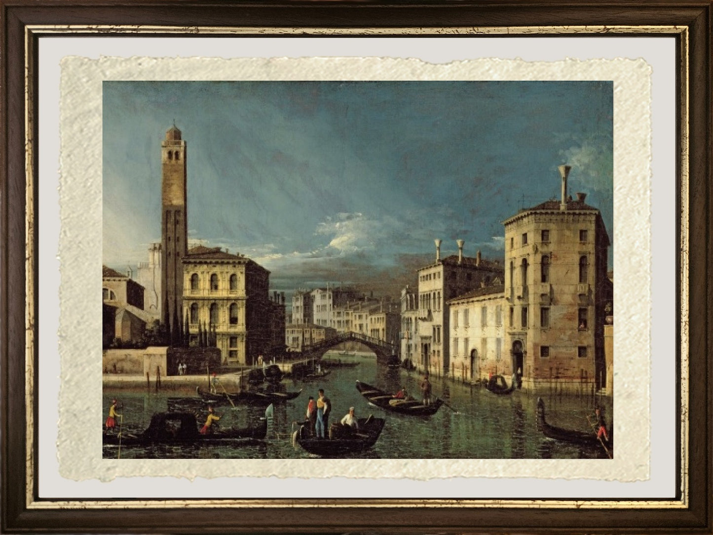 Scena di canale, Venezia - Giovanni Antonio Canal detto Canaletto