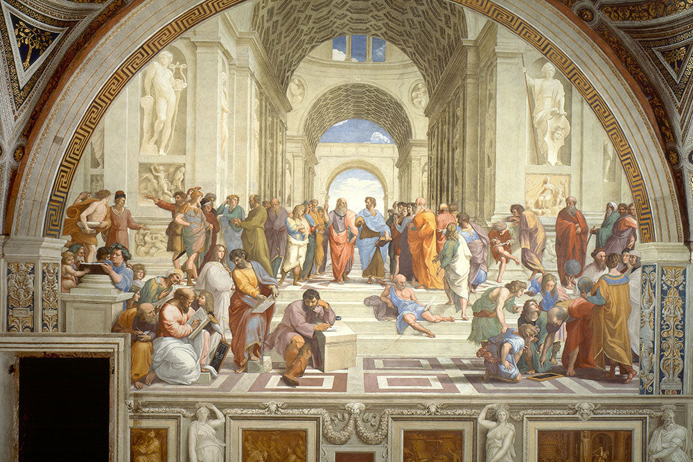 The School of Athens by Raffaello Sanzio 