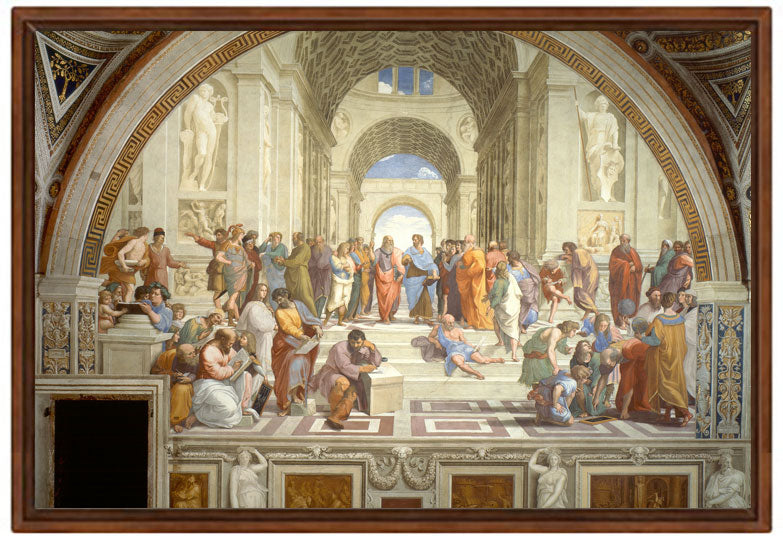 The School of Athens by Raffaello Sanzio 