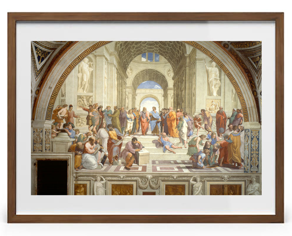 The School of Athens by Raffaello Sanzio 