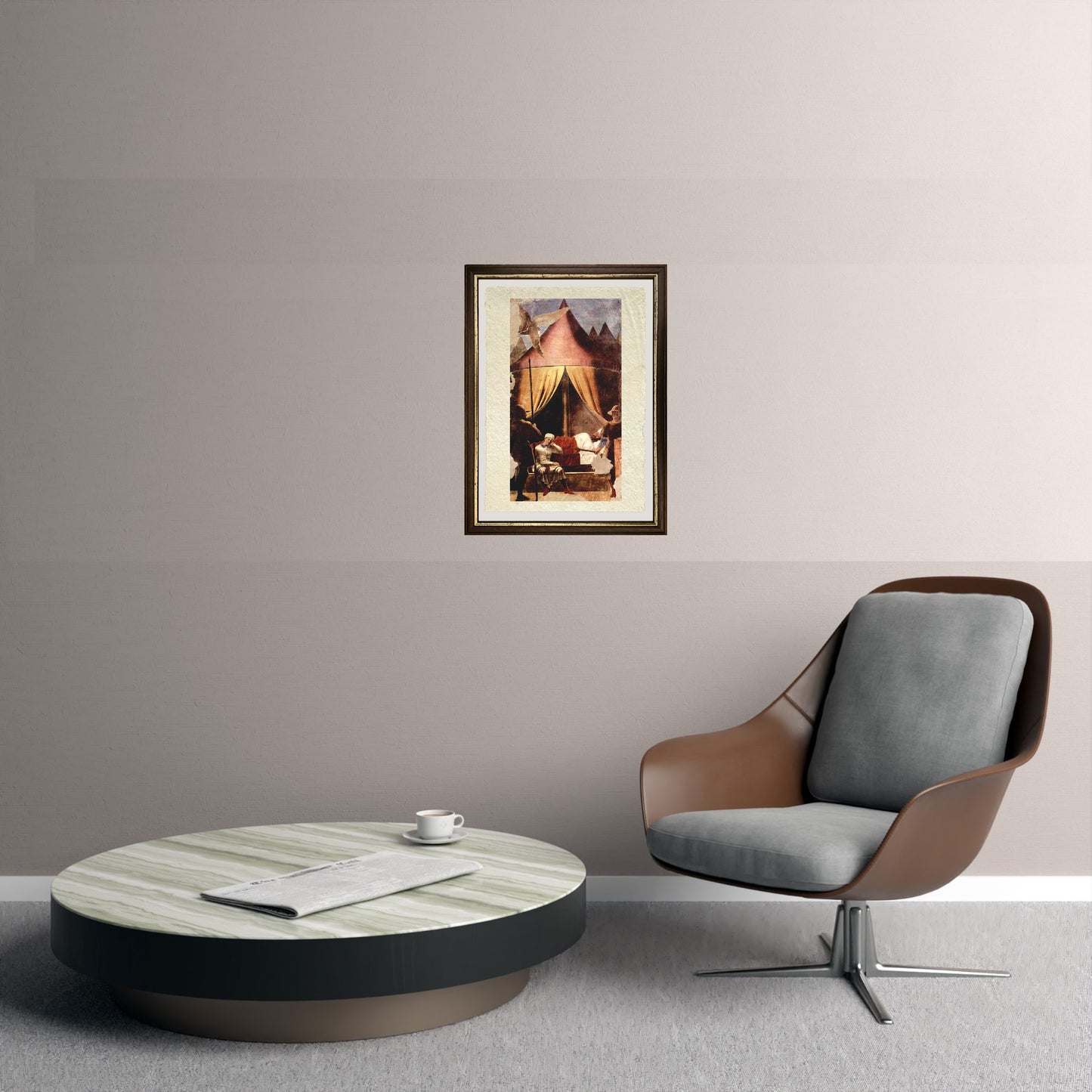 Sogno di Costantino - Piero della Francesca su carta Amalfi