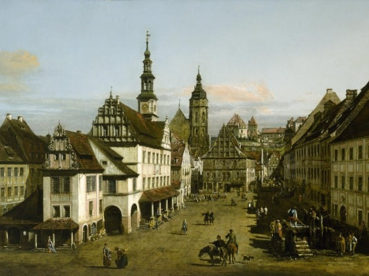 Städtebild il Mercato di Pirna - Bernardo Bellotto